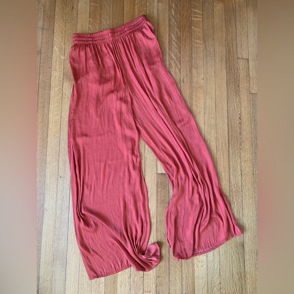ZARA ULTRA SOFT WIDE LEG LOUNGE PANTS